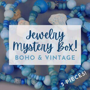 💙 Boho & Vintage Jewelry 💙 5-Piece Mystery Box 💙